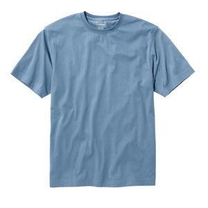 LLBean men’s large, delta blue, unshrinkable tee shirt